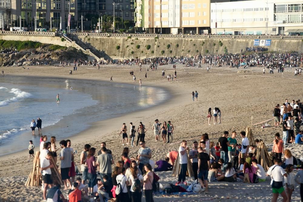 La noche de San Juan A Coruña 2017