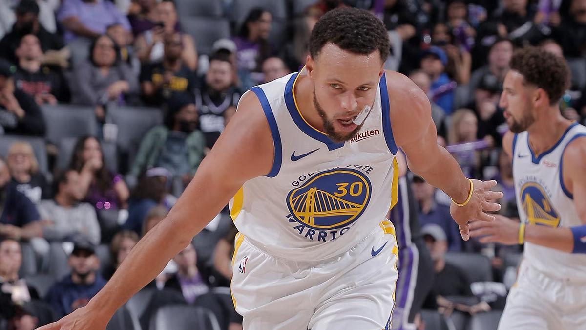 Stephen Curry, en el encuentro ante Sacramento Kings