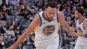 Stephen Curry, en el encuentro ante Sacramento Kings