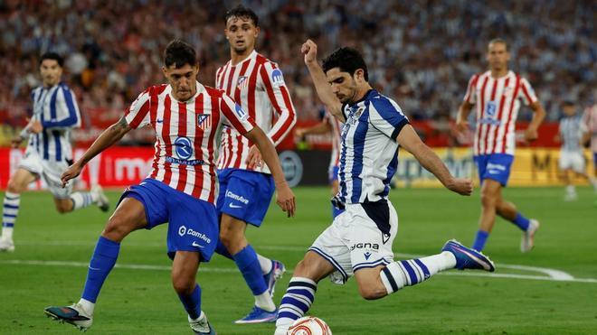 Imagen de la final de la Copa del Rey entre Atlético y Real Sociedad