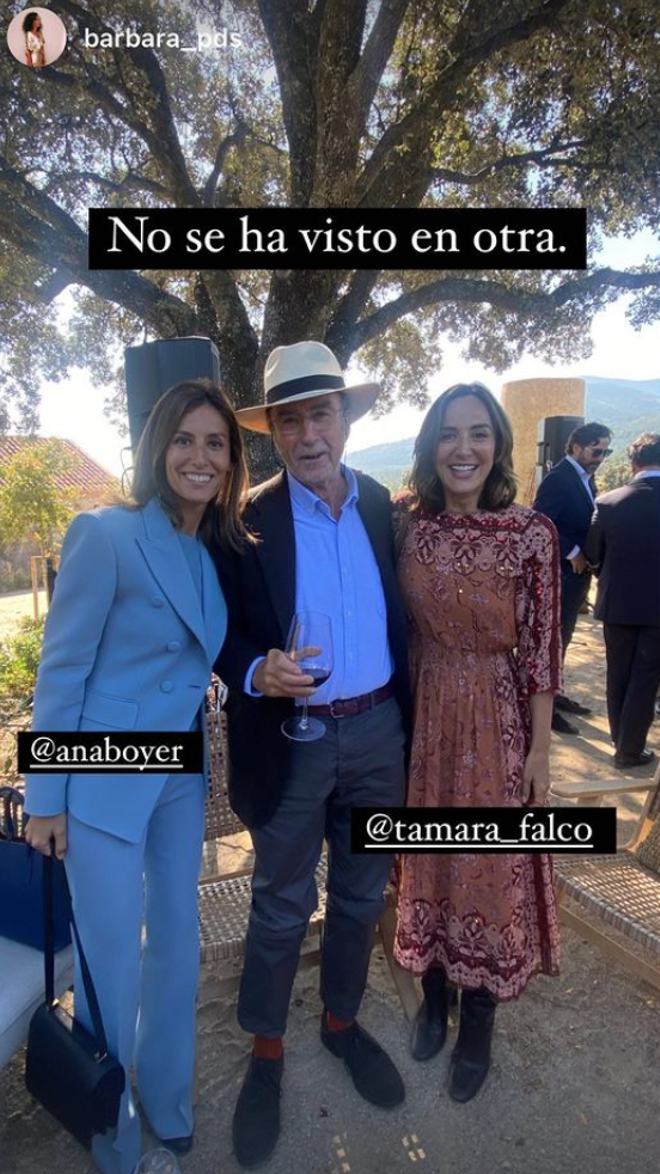 Ana Boyer y Tamara Falcó en la fiesta organizada por Mario Vargas Llosa
