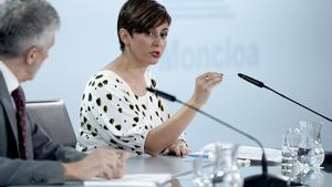 La ministra de Política Territorial y portavoz del Gobierno, Isabel Rodríguez.