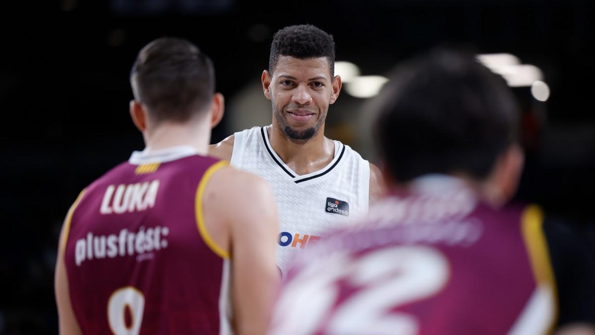 Edy Tavares no jugó la segunda mitad ante Lleida por unas molestias lumbares