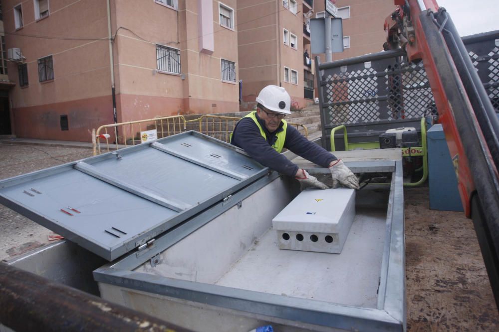 Comença el pla pilot per acabar amb els talls de llum a la Font de la Pólvora