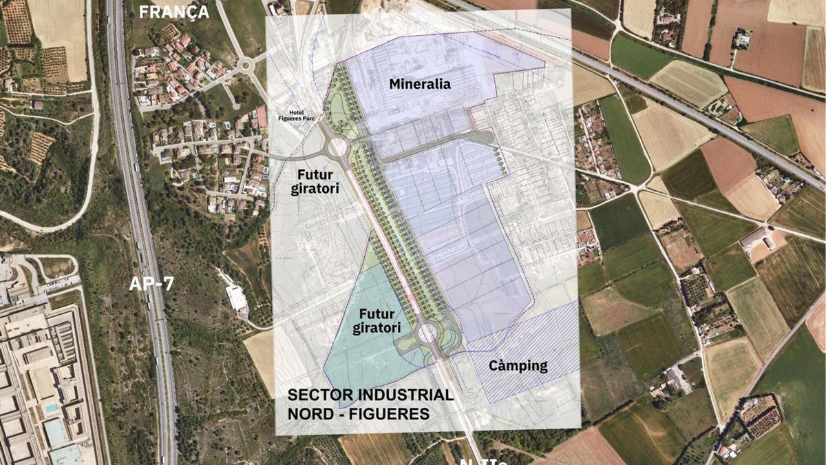 Projecció virtual del desenvolupament urbanístic del sector industrial nord
