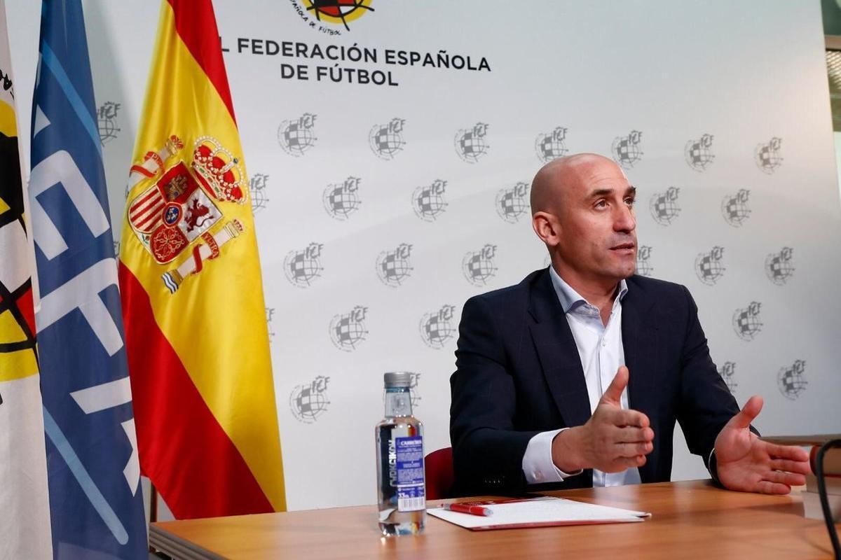 17/03/2020 El presidente de la RFEF Luis Rubiales