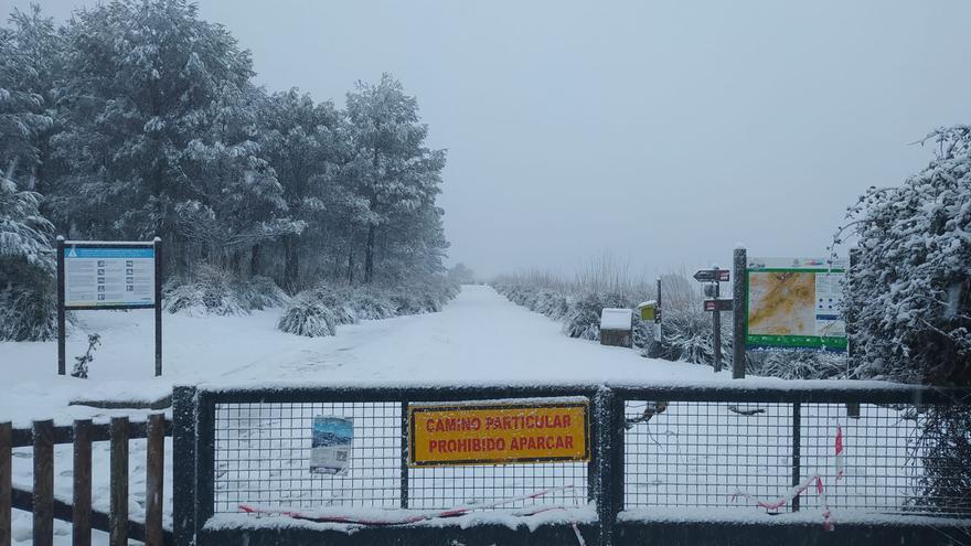 La nieve obliga a cerrar 37 kilómetros de carreteras de la Serra de Tramuntana