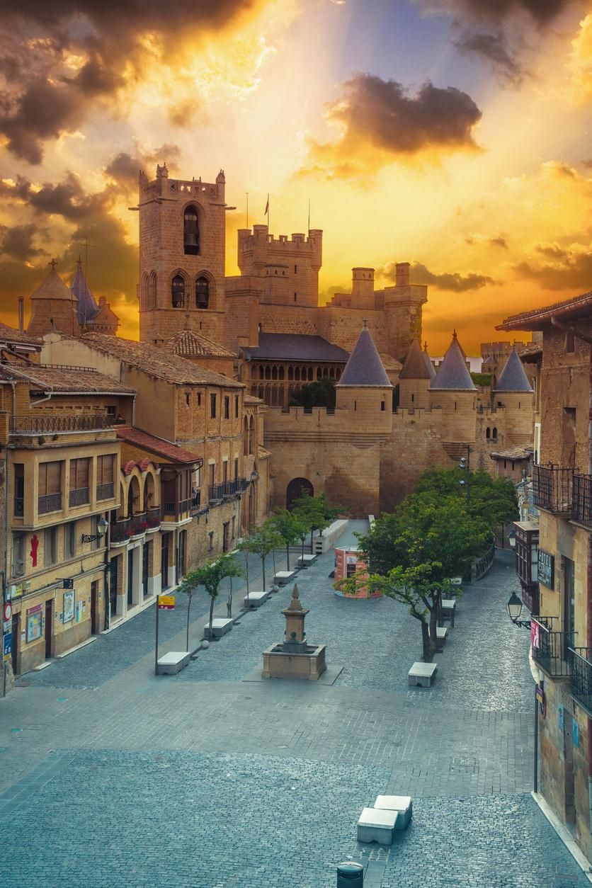 El Palacio de Olite parece sacado de un cuento de Disney