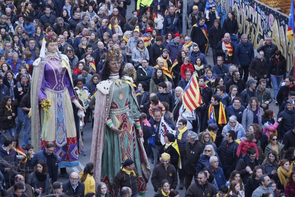 Manifestació a Girona del 21 de febrer.