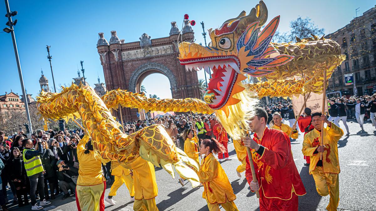 Barcelona celebra el Año Nuevo Chino