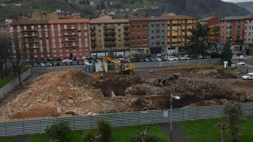 El solar donde se levantará el cuartel de la Guardia Civil.