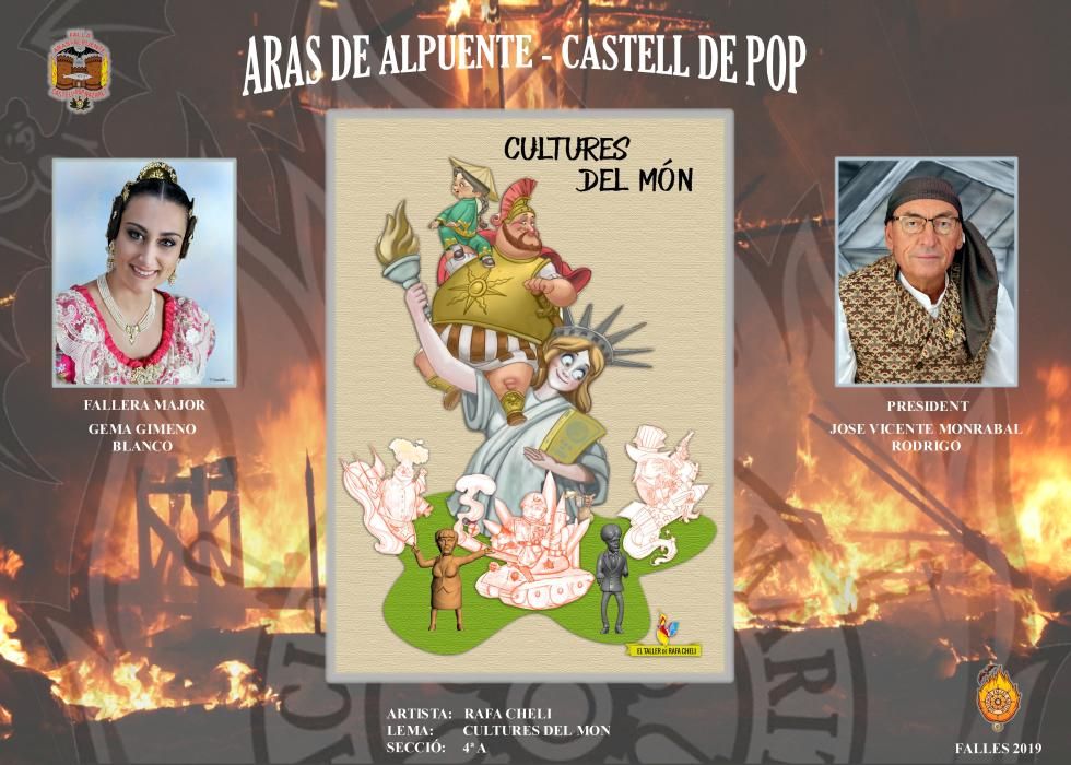 Conoce todos los proyectos de Fallas 2019 en el Marítimo