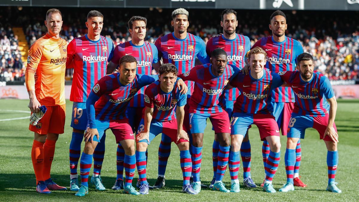 El 1x1 del Barça ante el Valencia