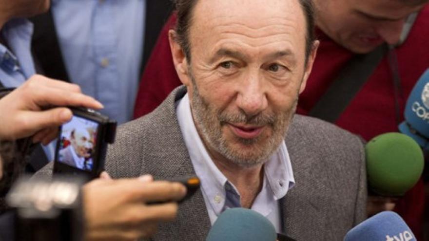 Rubalcaba: "Yo voy a intentar hacer una campaña hablando de lo mío"