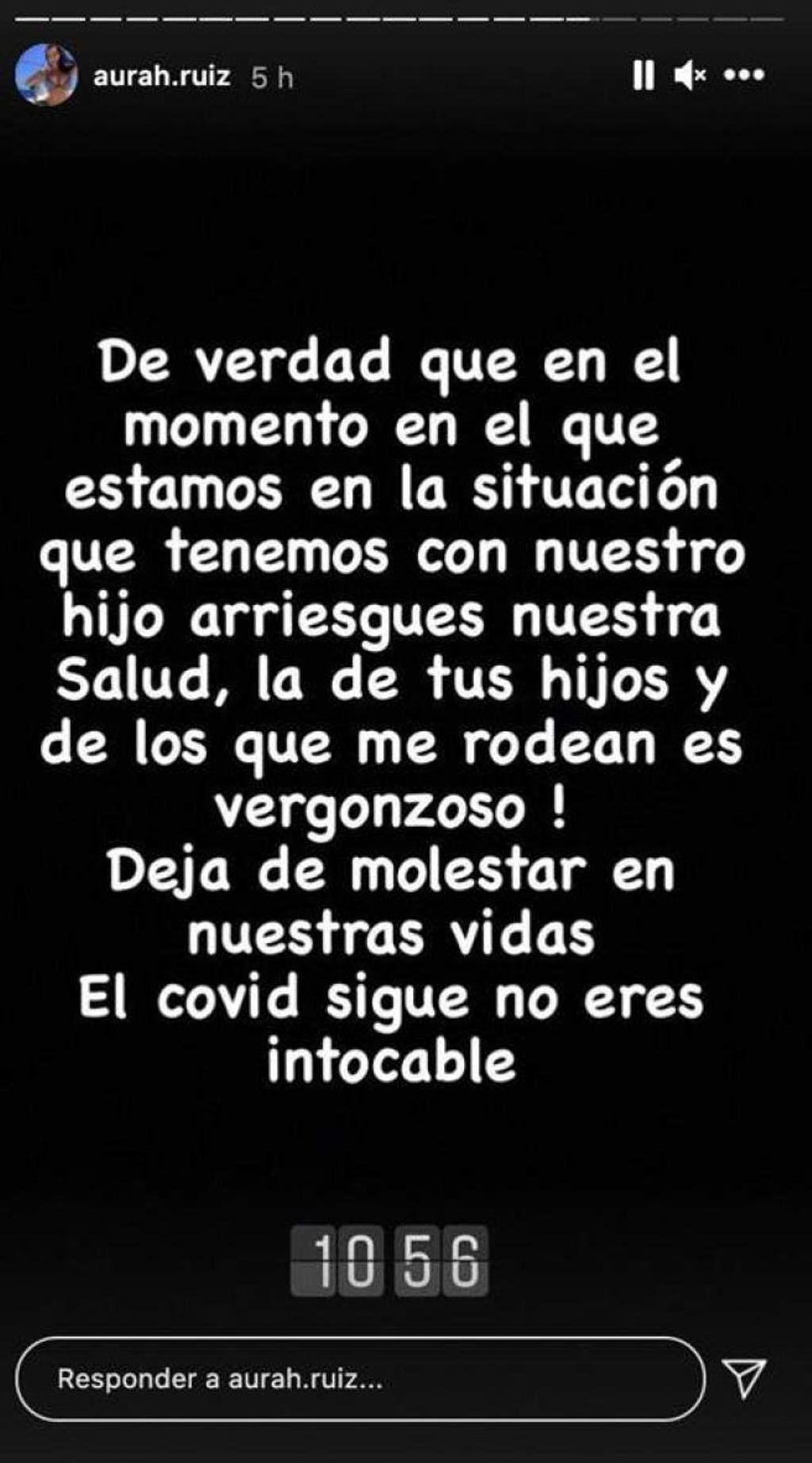 Comunicado de Aurah Ruiz tras el positivo en covid de Jesé Rodríguez