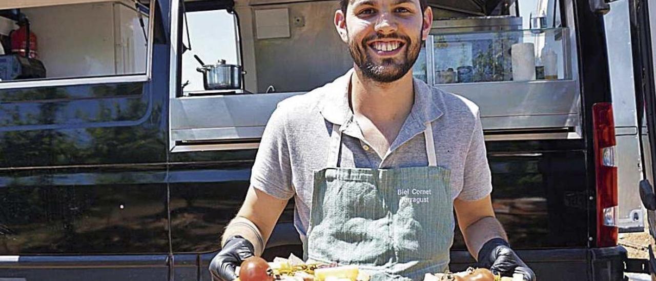 El cocinero Biel &#039;Cornet&#039; se encarga de elaborar los platos de Terragust.