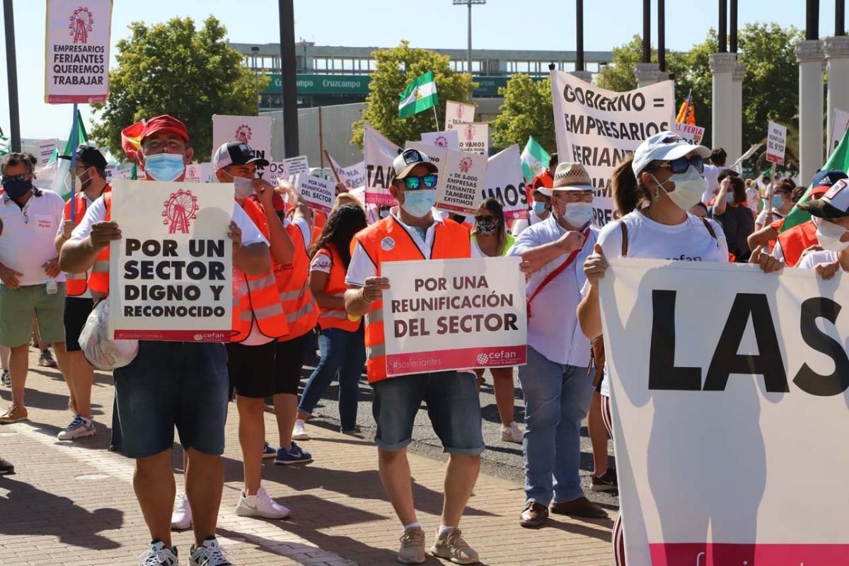 Los feriantes se sienten olvidados