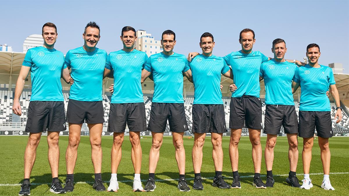 El equipo arbitral de la final de la Supercopa de España
