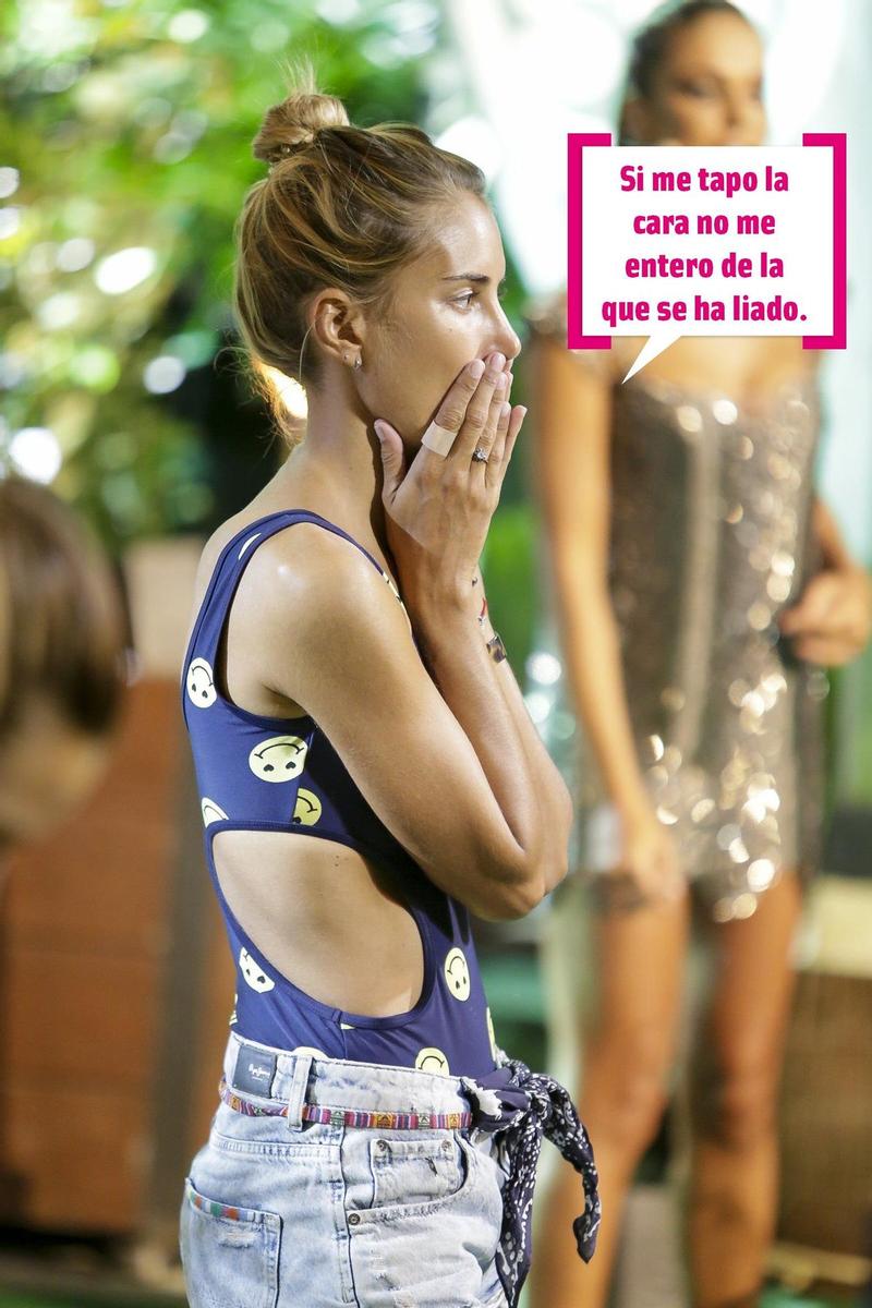Alba Carrillo durante la final de Supervivientes