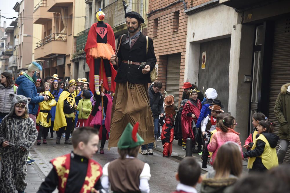 La rua del Carnaval infantil de Sallent