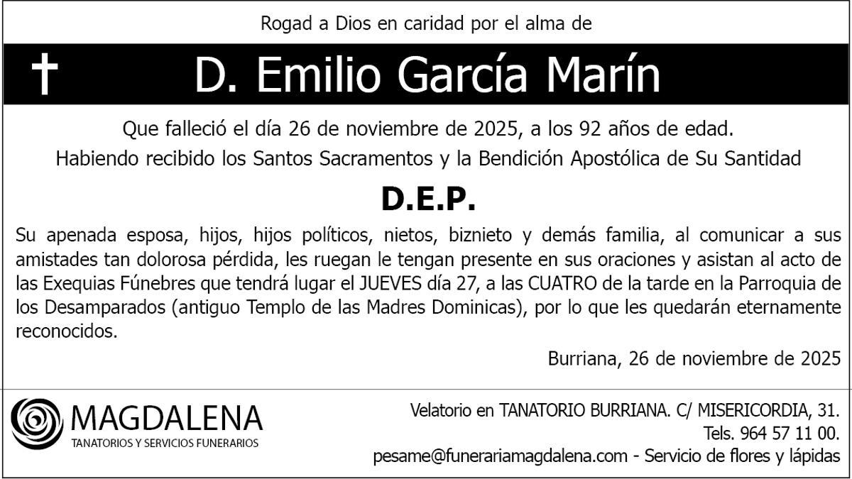 D. Emilio García Marín