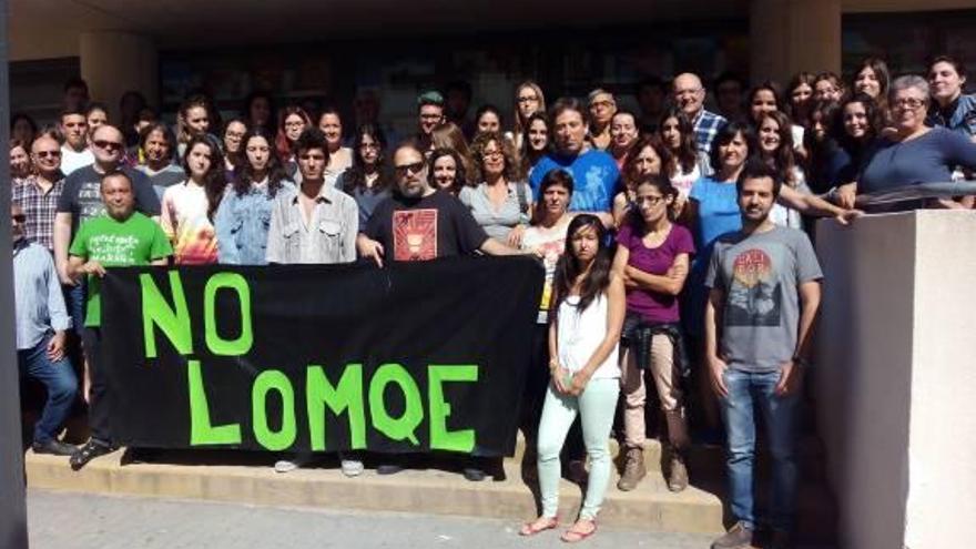 El IES Bellaguarda de Altea protesta contra la LOMCE