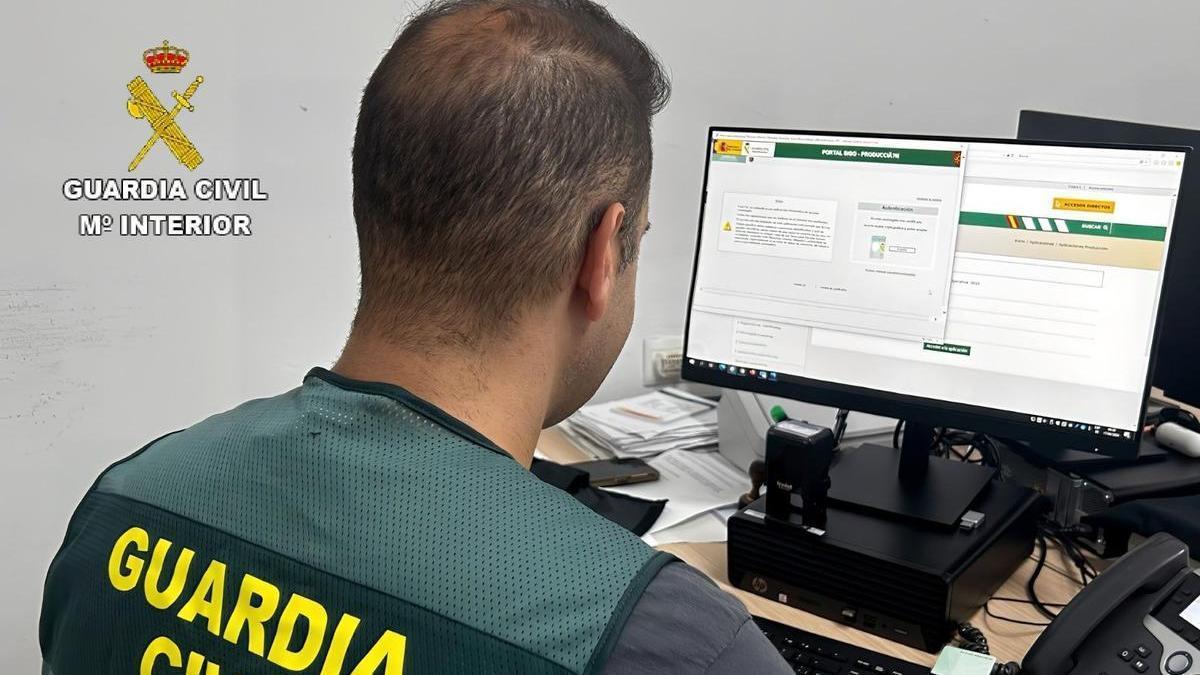 Agente de la Guardia Civil en una imagen de archivo.