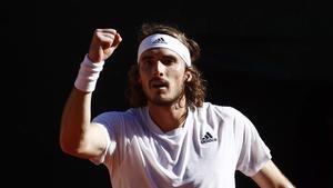 Tsitsipas celebra un triunfo muy importante