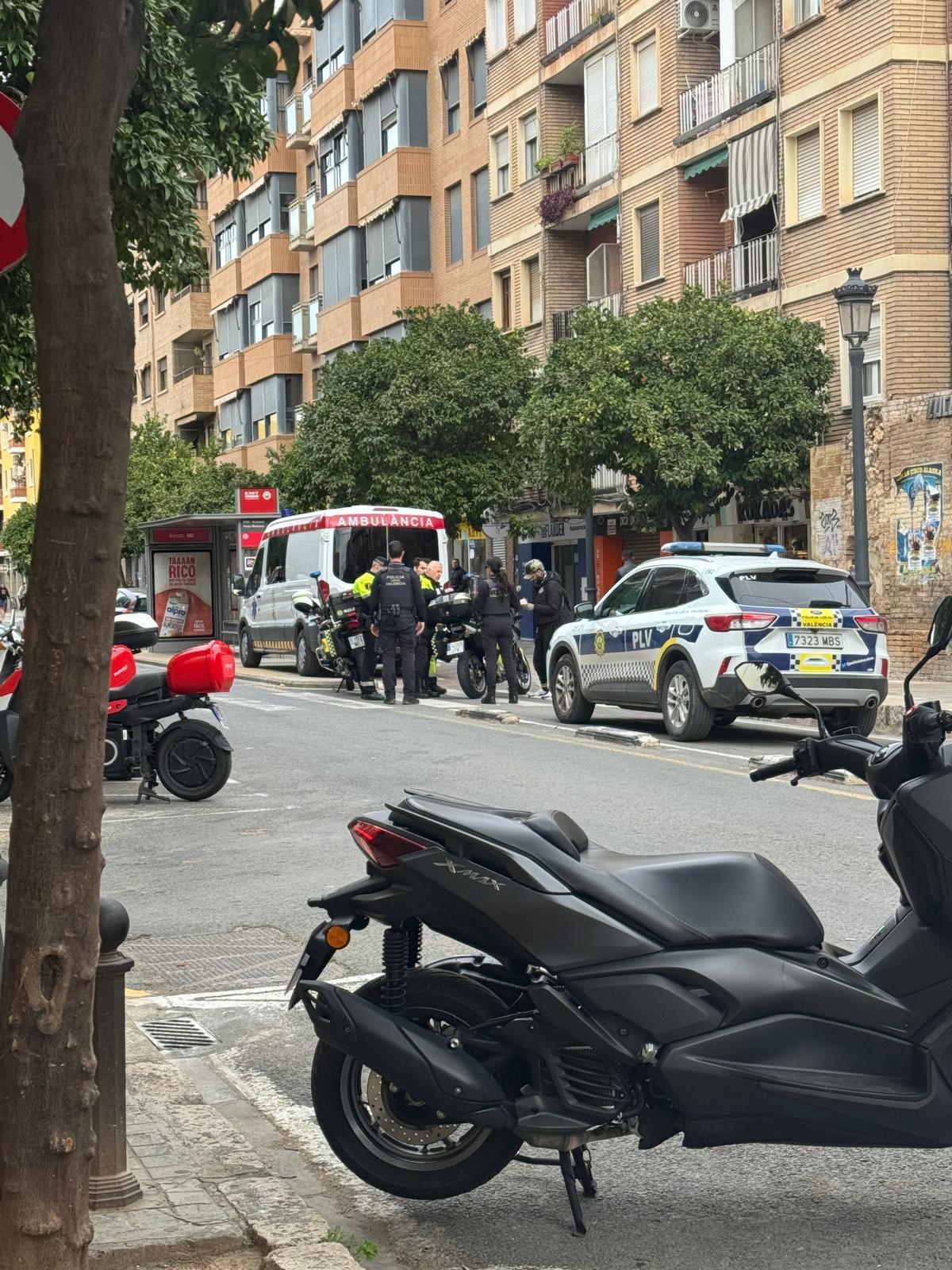 Atropello en la avenida de Burjassot