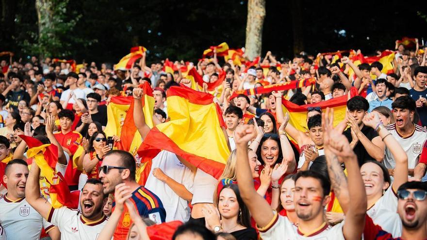 Castrelos estalla de euforia con la victoria de España ante Francia: a un partido de la segunda estrella