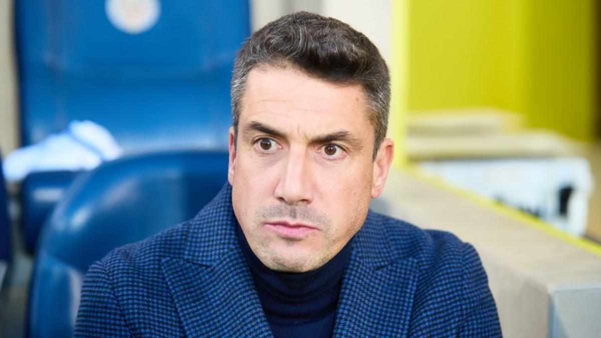 Julio Velázquez en el empate ante el Villarreal B en La Cerámica.