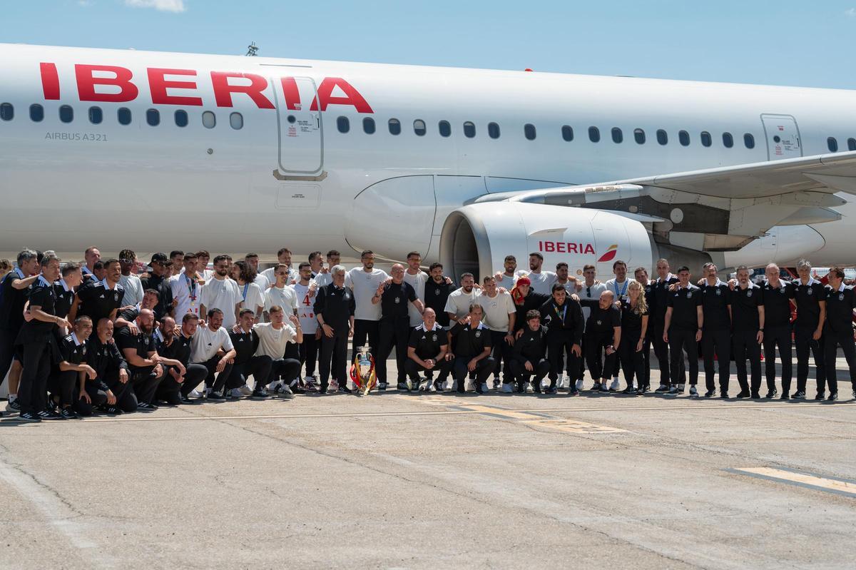 La Selección llega a España