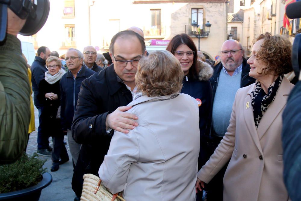 Turull visita la família de Puigdemont a Amer