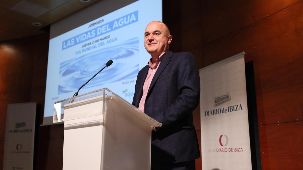 Vicent Marí en la Jornada 'Las vidas del agua'