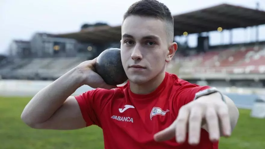 Pablo Jeremías el gigante asturiano de lanzamiento de disco que aún no ha cumplido los veinte y sueña con la selección absoluta