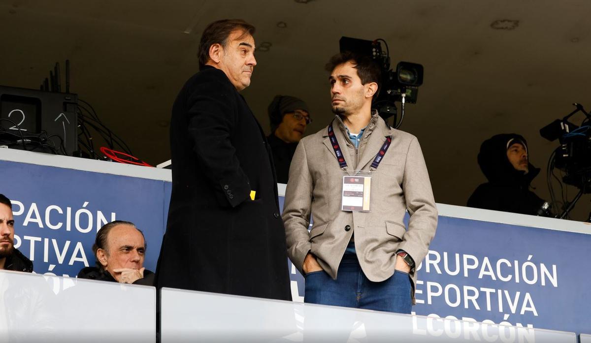 Javier Hernández y Alejandro Arribas