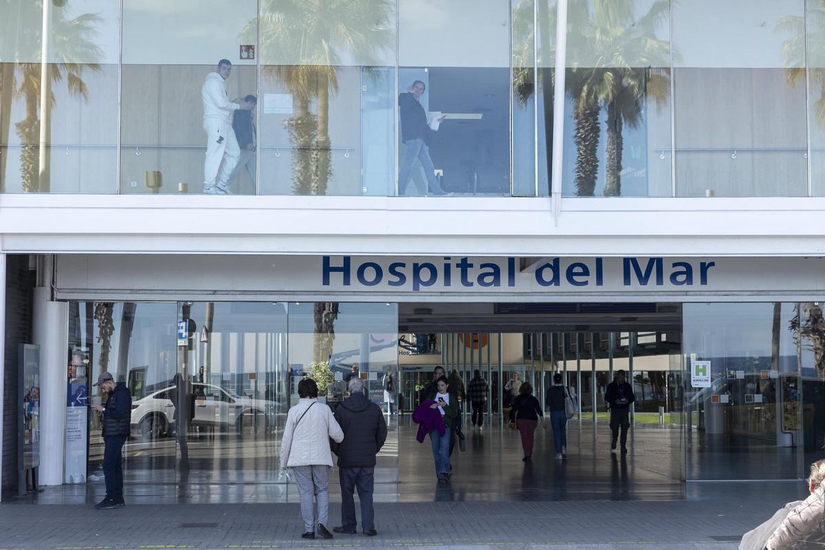 La entrada del Hospital del Mar de Barcelona.