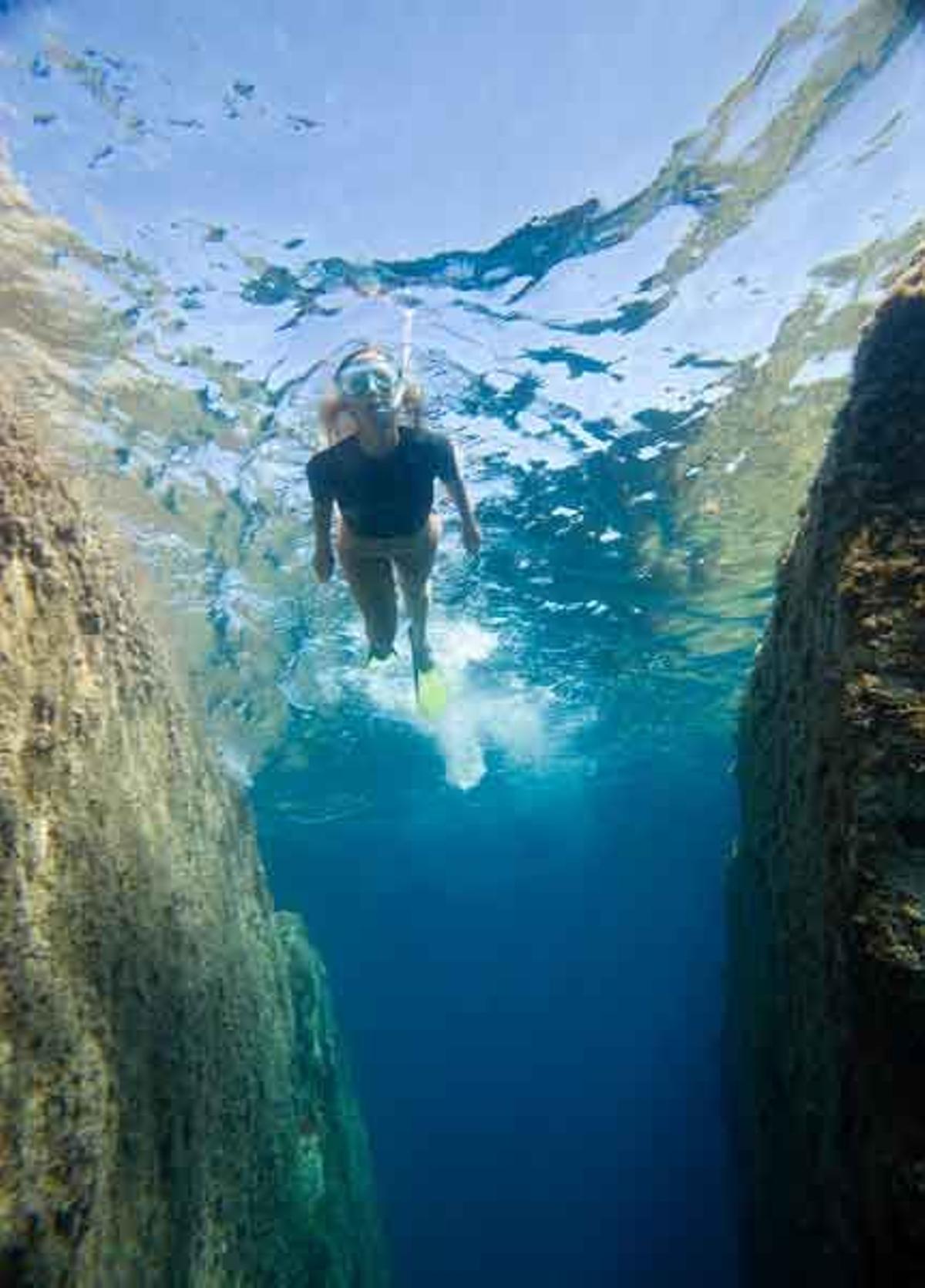 Fondo marino de Córcega.