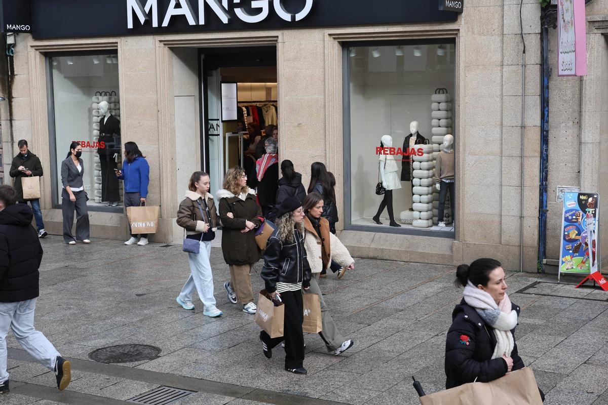 Vigo estrena unas rebajas de invierno «descafeinadas»