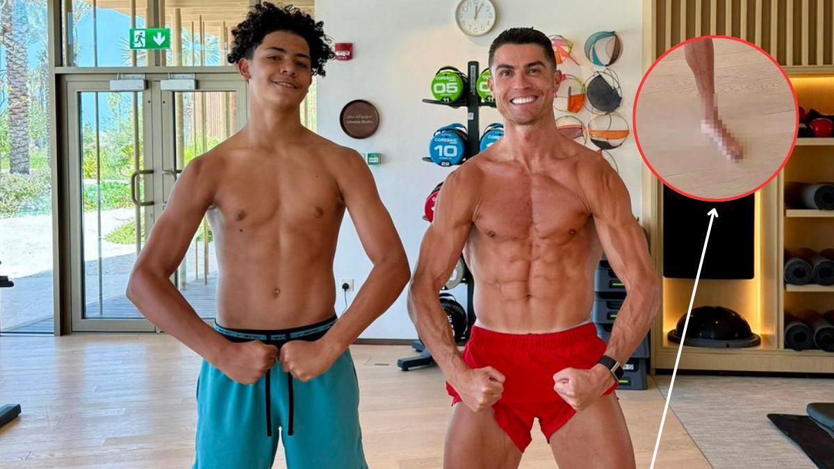 El pie de Crisitano Ronaldo, tendencia en redes