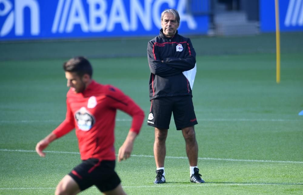 El Dépor entrena a Riazor antes de recibir al Reus