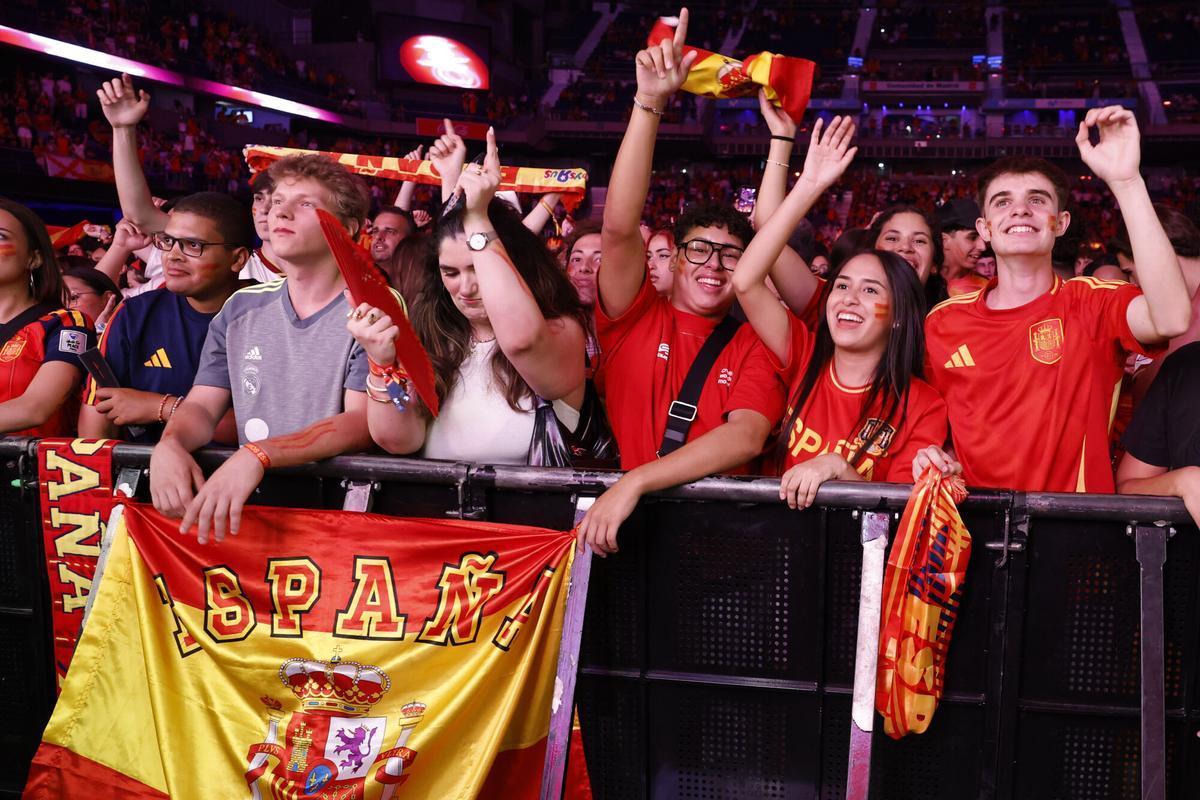 Madrid sigue la final del Mundial 2026 entre España y Argentina. Madrid sigue la final del Mundial 2026 entre España y Argentina.