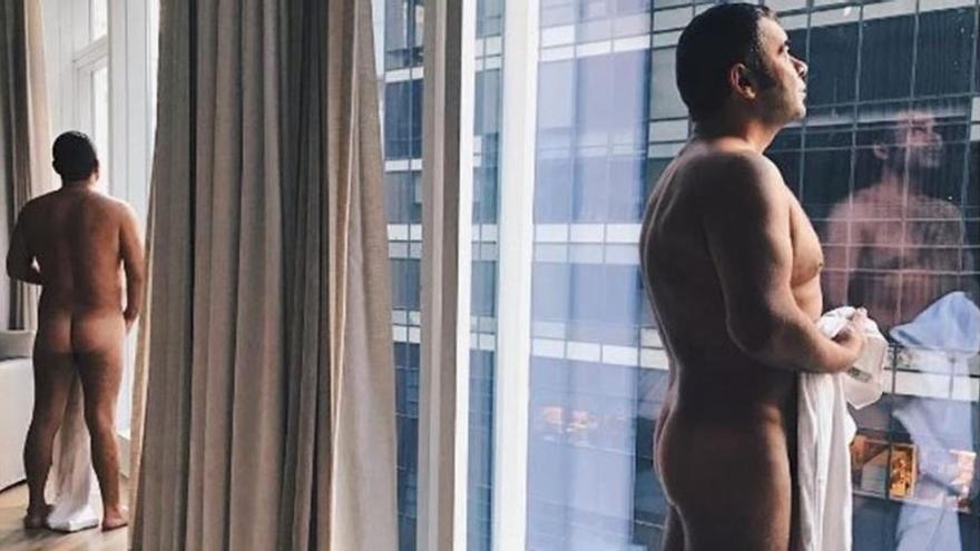 Jorge Javier Vázquez agita las redes con su desnudo
