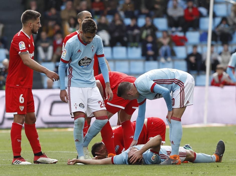 Galería de imágenes con las mejores fotografías de la goleada del Celta al Sevilla (4-0) en Balaídos.