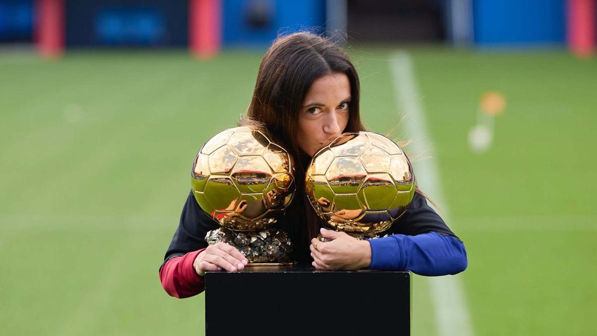 Shooting de Aitana con el segundo Balon de oro