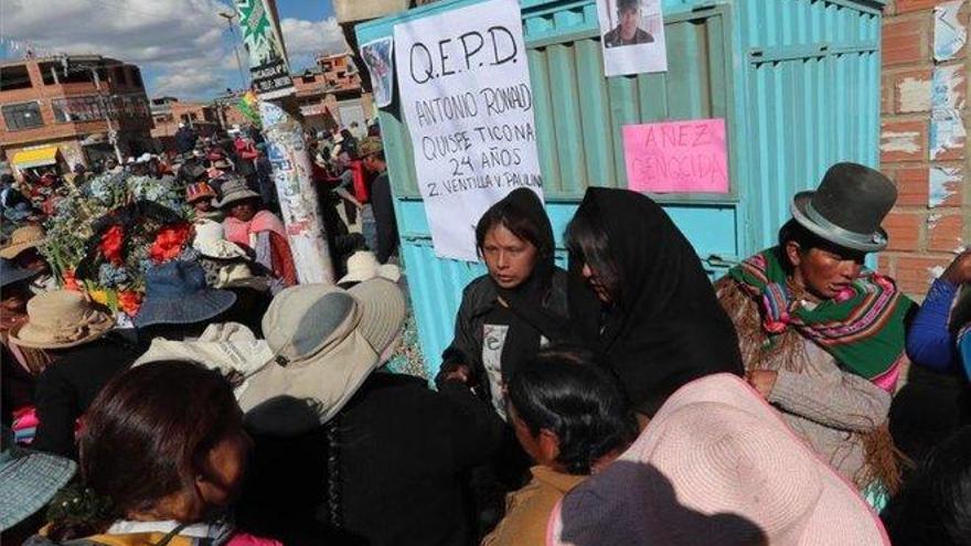 Las familias de los fallecidos por la violencia en Bolivia serán indemnizadas