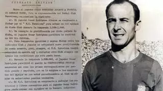 El inverosímil sueldo de un mito del Barça en 1940: desvelamos su contrato