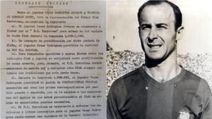 César Rodríguez se comprometió con el Barça en el año 1939