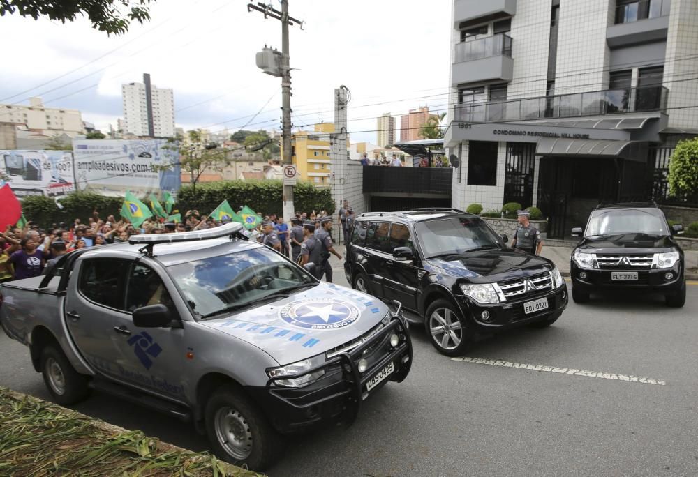 Protestas en Brasil tras la detención de Lula