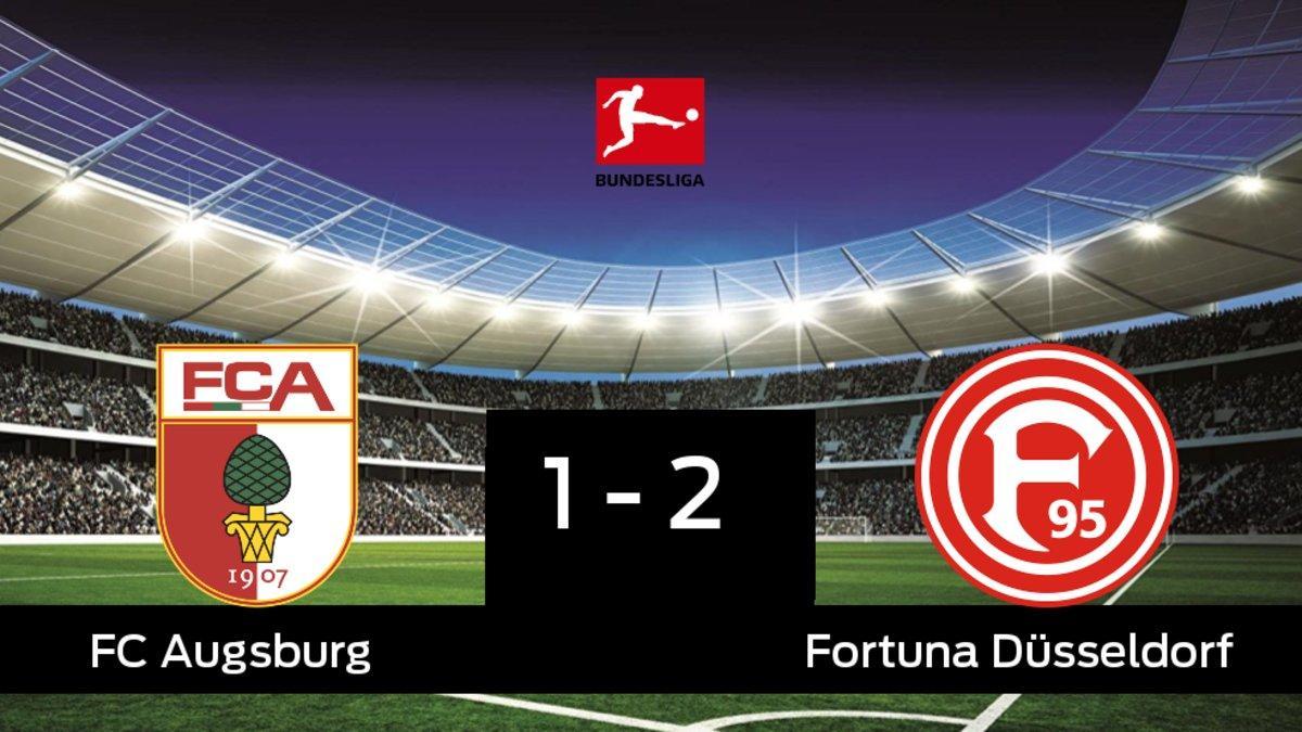 El FC Augsburg cae derrotado frente al Fortuna Düsseldorf por 1-2